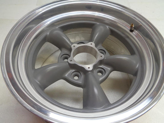 NEW AMERICAN RACING AR505 CLASSIC TORQ THRUST II GRAY PAINTED 5x5 15x8 ET+1 WR