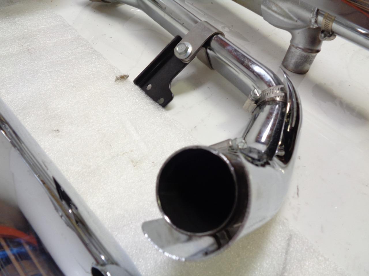 LIGHTLY USED CHROME POWER DUALS EXHAUST HARLEY DAVIDSON TOURING (10-13)  R16