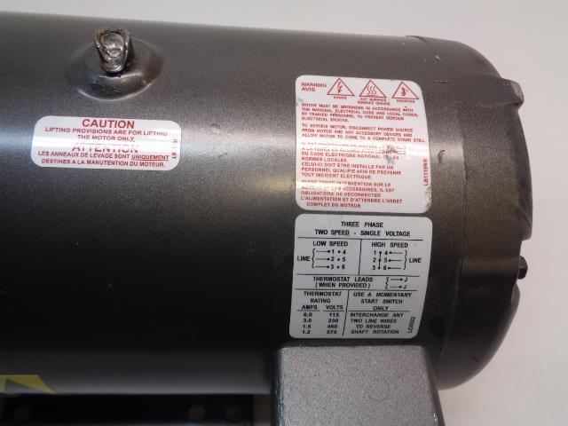 FLOWSERVE 2X1.5X5 BALDOR MOTOR CENTRIFUGAL PUMP 7.5HP 460V 60Hz SMP2000 NEW J1