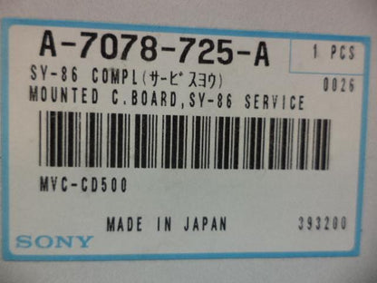 NEW SONY MOUNTED C. BOARD SY-86 SERVICE A-7078-725-A R4TE