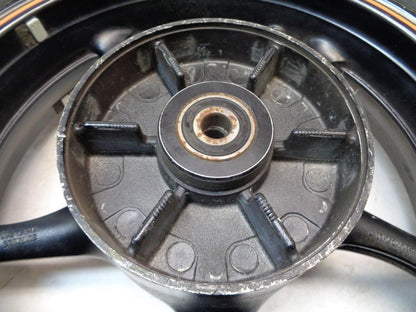 YAMAHA 2004-07 FZ6 17x4.5 5 SPOKE ORANGE STRIPE WHEEL & TIRE SR