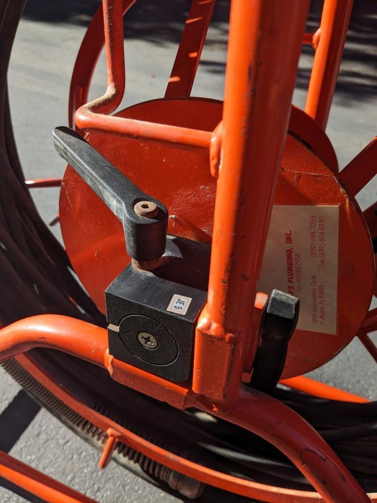 GENERAL PIPE CLEANERS 117830 GEN-EYE POD 200FT PIPE CAMERA & REEL ONLY USED B2