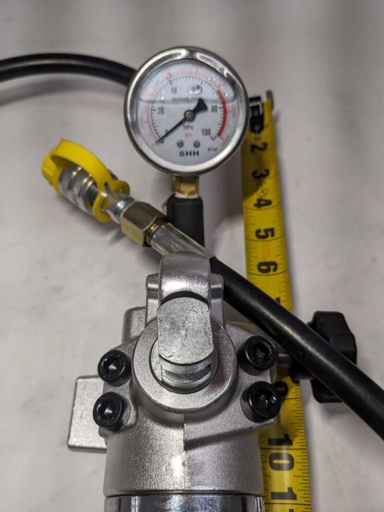 MANUAL HYDRAULIC PUMP 2 SPEED 10000PSI 900CC CP700LB HYDRAULIC HAND PUMP NEW R11