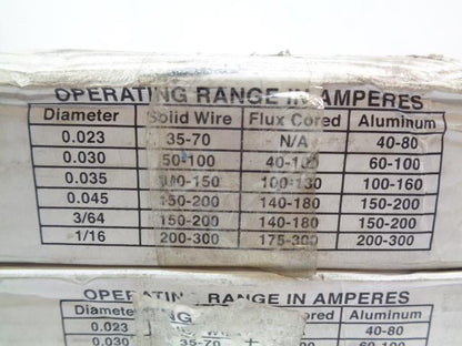 2 WESTWARD 24D973 WELDING WIRE CARBON STEEL ER70S-6 0.03" DIA 11LBS NEW R14