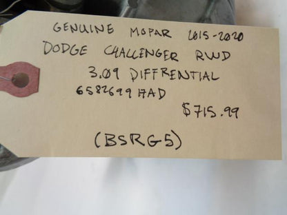 GENUINE MOPAR 2016 DODGE CHALLENGER RWD 3.09 LSD DIFFERENTIAL 658269917AD BSRG5