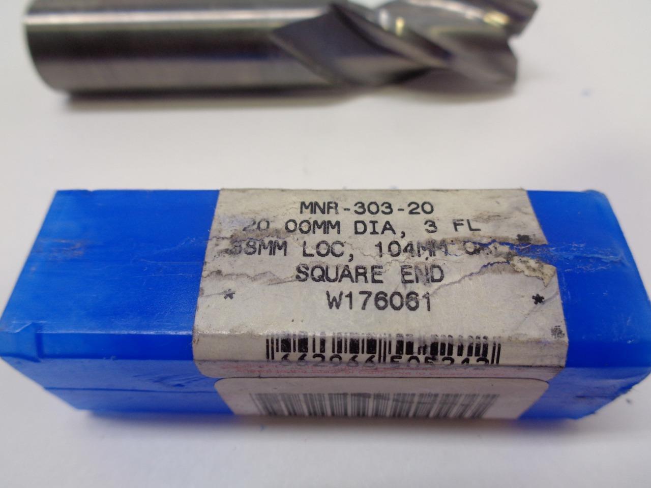 ROBB JACK 20MM X 38MM X 20MM X 104MM 3 FLUTE METRIC END MILL MNR-303-20 R22T6BM