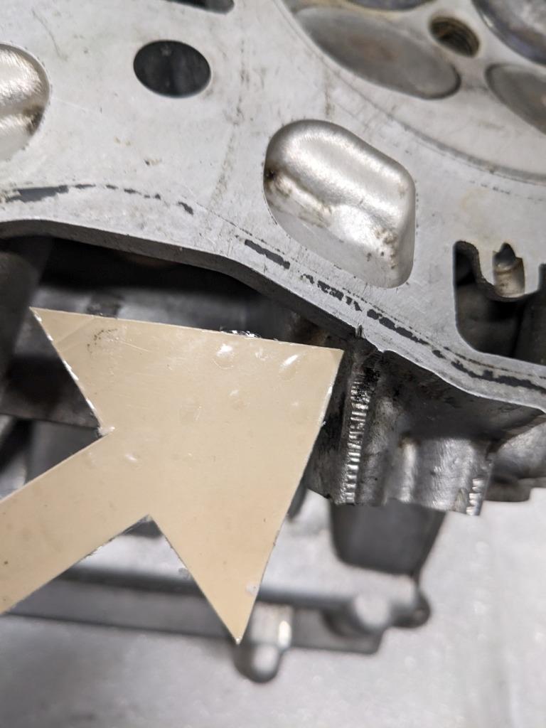 Porsche 9A1104111911 Cylinder Head  FOR Carrera 2013 3.4L 6 Cylinder USED BSR3.1