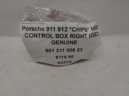 Porsche 911 912 *CHIPS* HEAT CONTROL BOX RIGHT USED GENUINE 901 211 008 23 R25T8