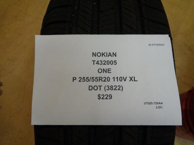 2 NOKIAN ONE P 255 55 20 110V XL ALL SEASON TIRES T432005 CQ2