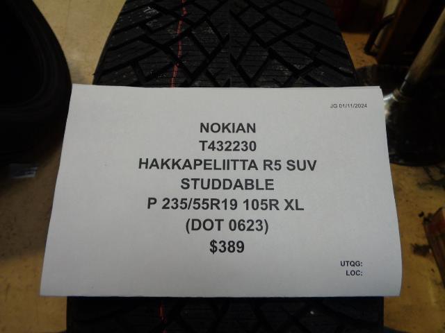 NOKIAN HAKKAPELIITTA R5 SUV STUDDABLE P 235 55 19 105R XL TIRE T432230 CQ1