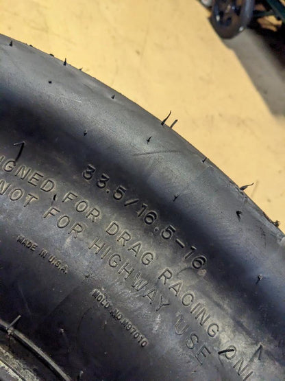 2 MICKEY THOMPSON ET DRAG WL 33.5 16.5 16 DRAG RACING TIRE 90000001574-105-1/2