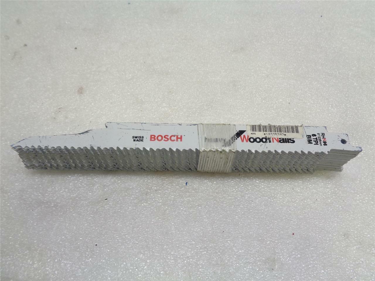 NEW 18 PACK OF BOSCH 9 INCH. RECIPROCATING SAW BLADES RHN96 SP2T1