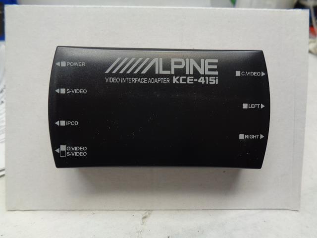 1 BRAND NEW ALPINE VIDEO INTERFACE ADAPTOR FOR IPOD KCE-415I R17T1
