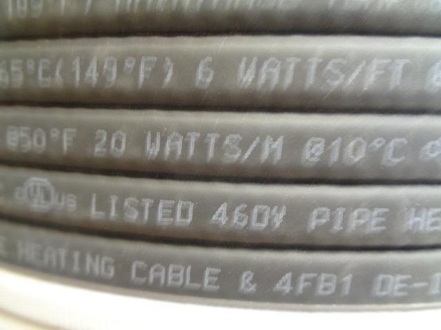 PARALLEL SELF-REGULATING HEATING CABLE 6HTLe2-CR 6 W/FT 20160821803 1000FT H1