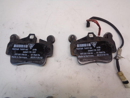 USED GENUINE PORSCHE 997 CERAMIC BRAKE PADS SET 99735193006 R21