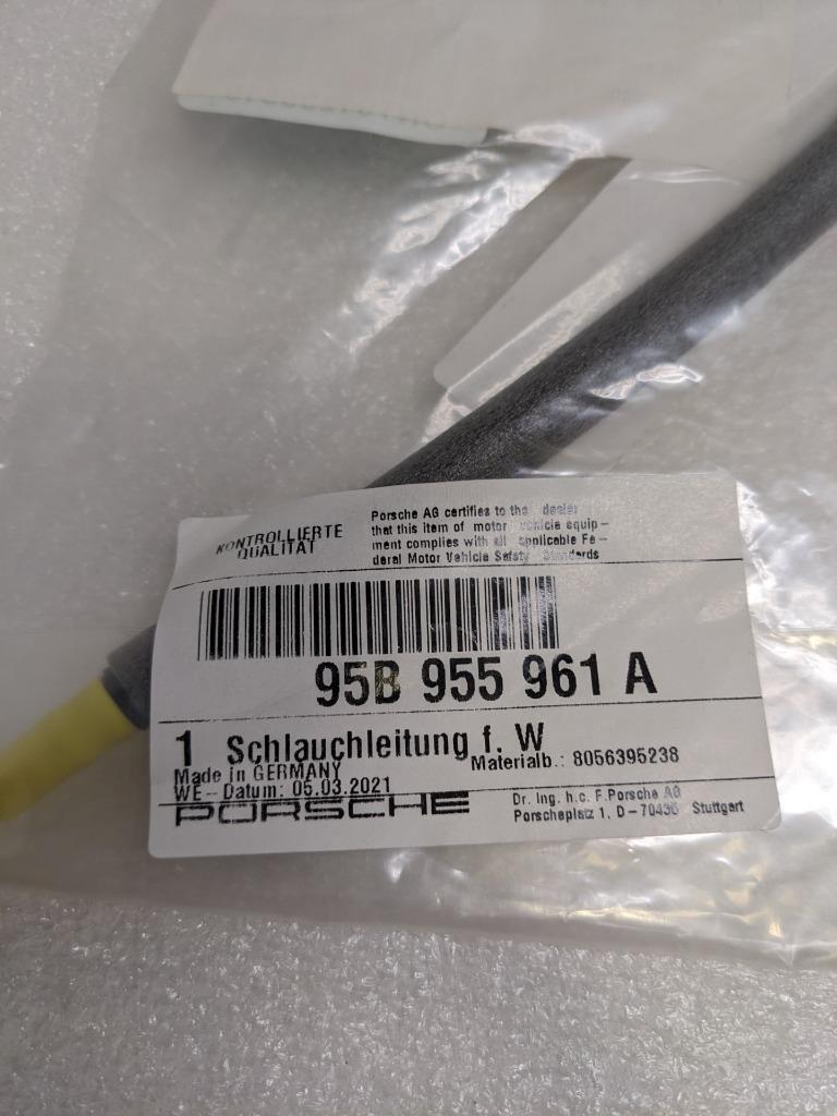 PORSCHE 95B955961A LIFT-GATE WASHER HOSE FOR 2024 MACAN GTS/S/T NEW PGB2TB