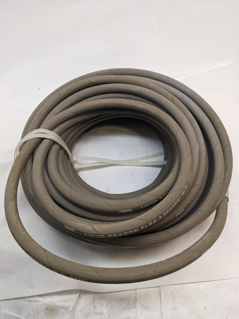 WATER DRAGON 3/8'-GRAY DRAGON FLEX 2-6000 PSI-250  WIRE HOSE NEW B2