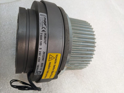 MAYR ROBATIC ELECTROMAGNETIC CLUTCH ZN122881 7/540.100 S 24V 43W R32
