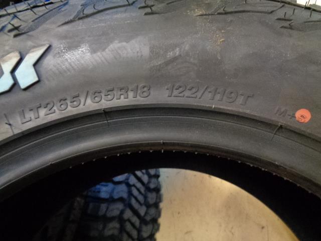 LENSO TIRES RUGGED TERRIAN RT-X  265 65 18 122/119T LRE TIRE 10PLY RTXLT1826565