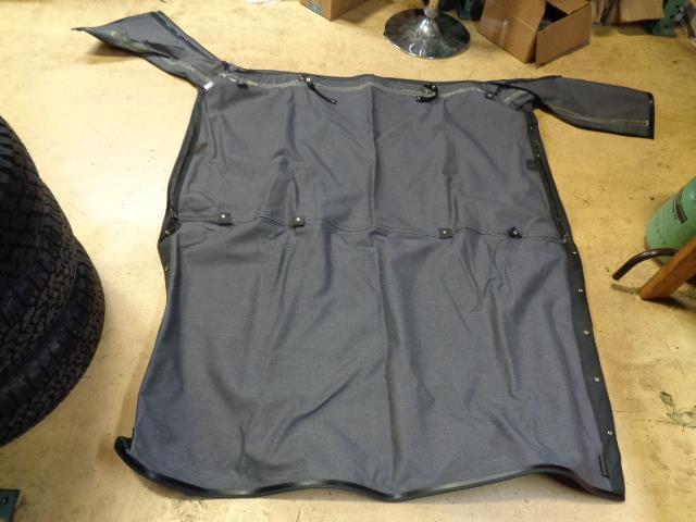 JEEP WRANGLER REPLACEMENT TOP BLACK DENIM/VINYL TINTED WINDOW PANES 68215 SR