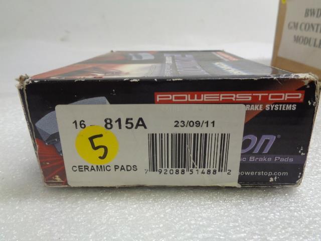 POWERSTOP THERMAL SCORCHED BRAKE PADS 16-815A FITS INFINITI,NISSAN,SUZUKI R5TC