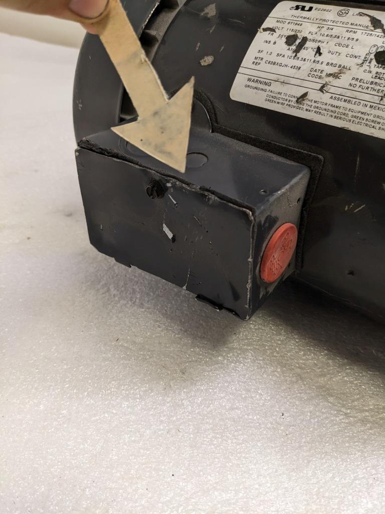 EMERSON C63BXGJH-4538 ELECTRIC FEED MOTOR FOR LIVESTOCK OPERATIONS NEW H2