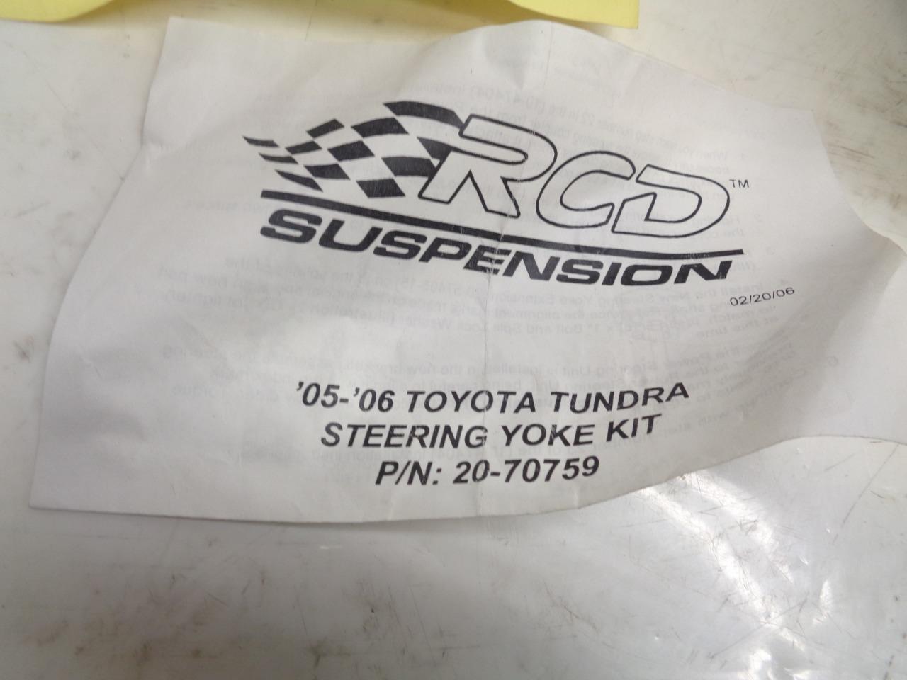 NEW RCD TOYOTA TUNDRA STEERING YOKE KIT 05'-06' 20-70759 R18T2