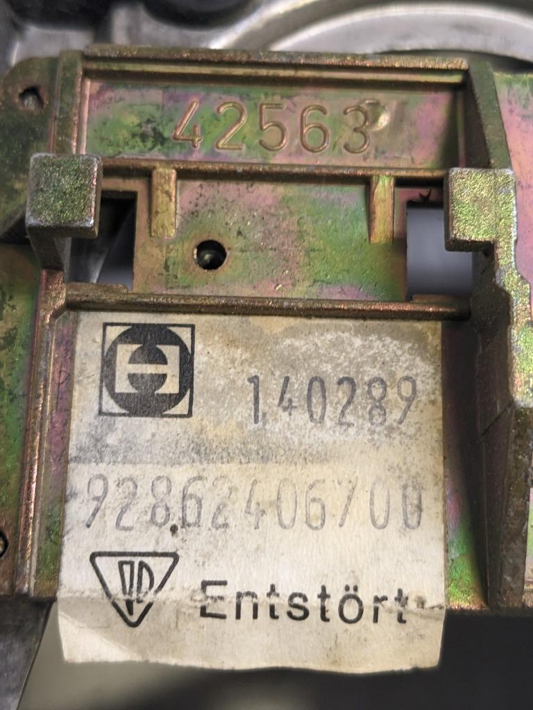 PORSCHE 944 INCOMPLETE EXTERIOR DOOR SIDE MIRROR FRAME 94473104101 USED R25