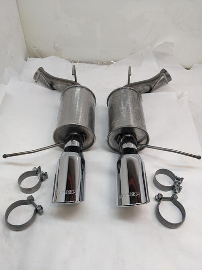 ROUSH CAT-BACK EXHAUST SYSTEM MUSTANG MUFFLER TIPS 13135230-AA NEW B2