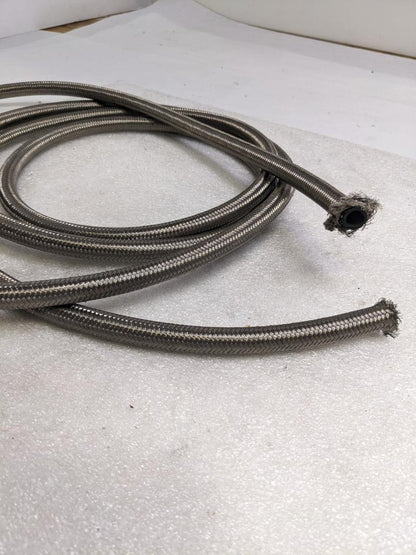 UNBRANDED BRAIDED METAL CPE HOSE 14' OAL 7/16" ID 5/8" OD NEW R3T3