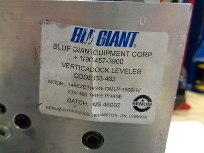 Renum Blue Giant Vertical Dock Leveler 148E2D11K1245.OMLP-1500HV NEW BSIG1