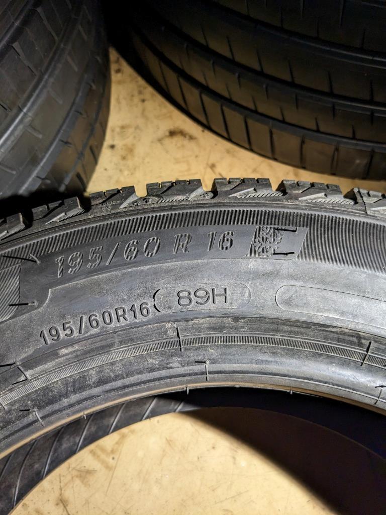 MICHELIN X-ICE SNOW P 195 60 16 89H SL TIRE 77307 CQ2