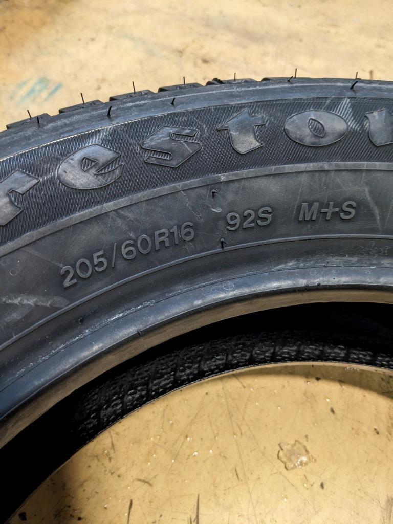 2 FIRESTONE WINTERFORCE 2 P 205 60 16 92S SL SNOW WINTER TIRES 149099 CQ2