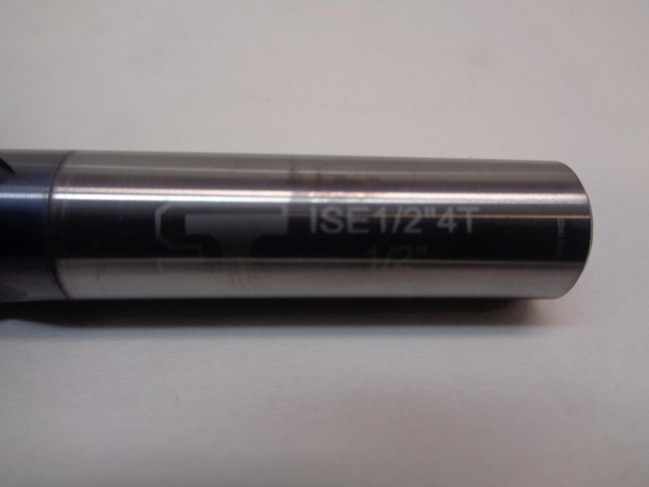 SPEED TIGER ISE 1/2" SQUARE CARBIDE 4 FLUTE END MILL R22T8