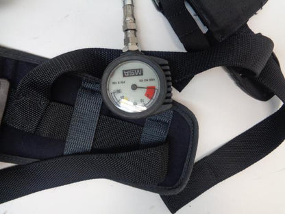 NEW MSA SCBA 4500 BACKFRAME ASSEMBLY WITH CASE 10116782 BSR35