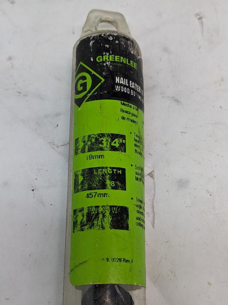 2 GREENLEE NAIL EATER DRILL BITS 66PT-3/4 18 INCHES 457MM 3/4 19MM #2 NEW D0