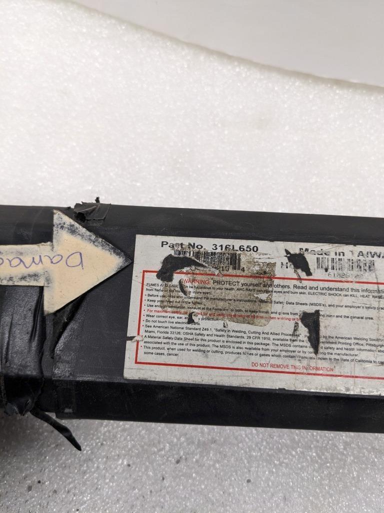 J.W. HARRIS 316L650 316L 3/32" WELDING ELECTRODES SS AWS/SFA A5.4 10 LBS NEW R27