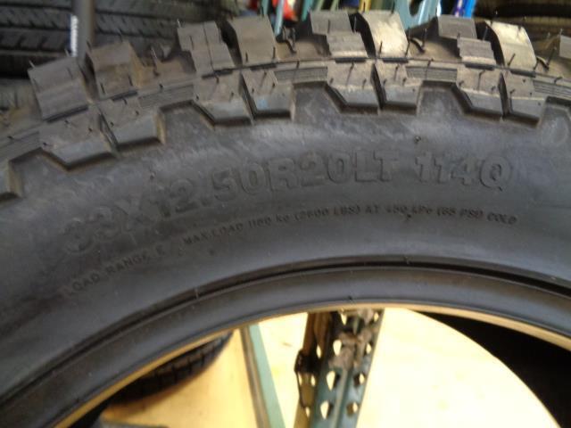 ROUGH COUNTRY OVERLANDER M/T BSW LT 33 12.5 20 114 Q LRE 10PLY TIRE 97010126 BQ4