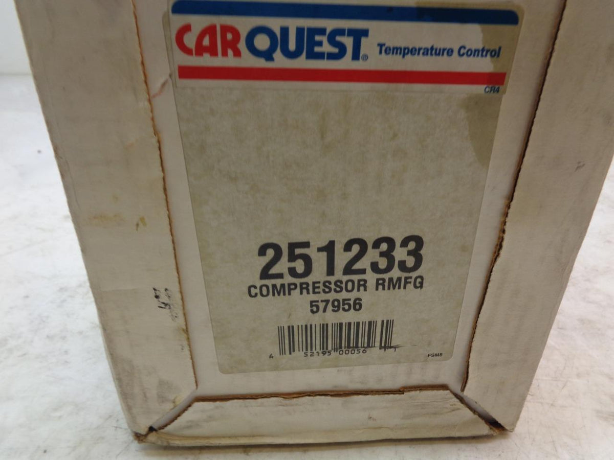 REMAN CARQUEST 251233 AC COMPRESSOR 1985-02 ACURA, CADILLAC, ISUZU R1