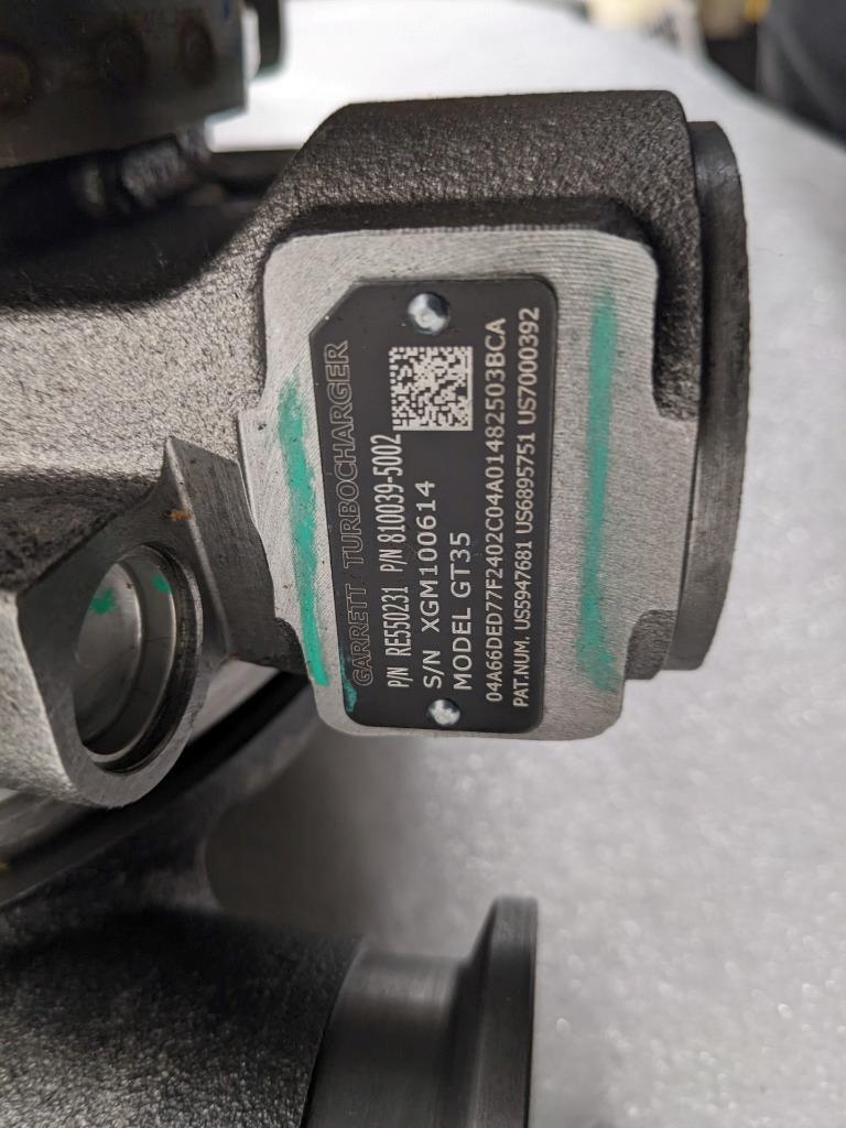 GARRETT RE550231 TURBO ASSEMBLY FOR JOHN DEERE 9.0L 2011-2017 NEW E1