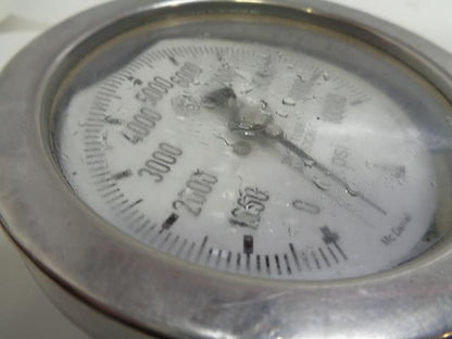 McDaniel 316 Stainless Steel Pressure Gauge 10000 PSI NEW FOR PARTS R17