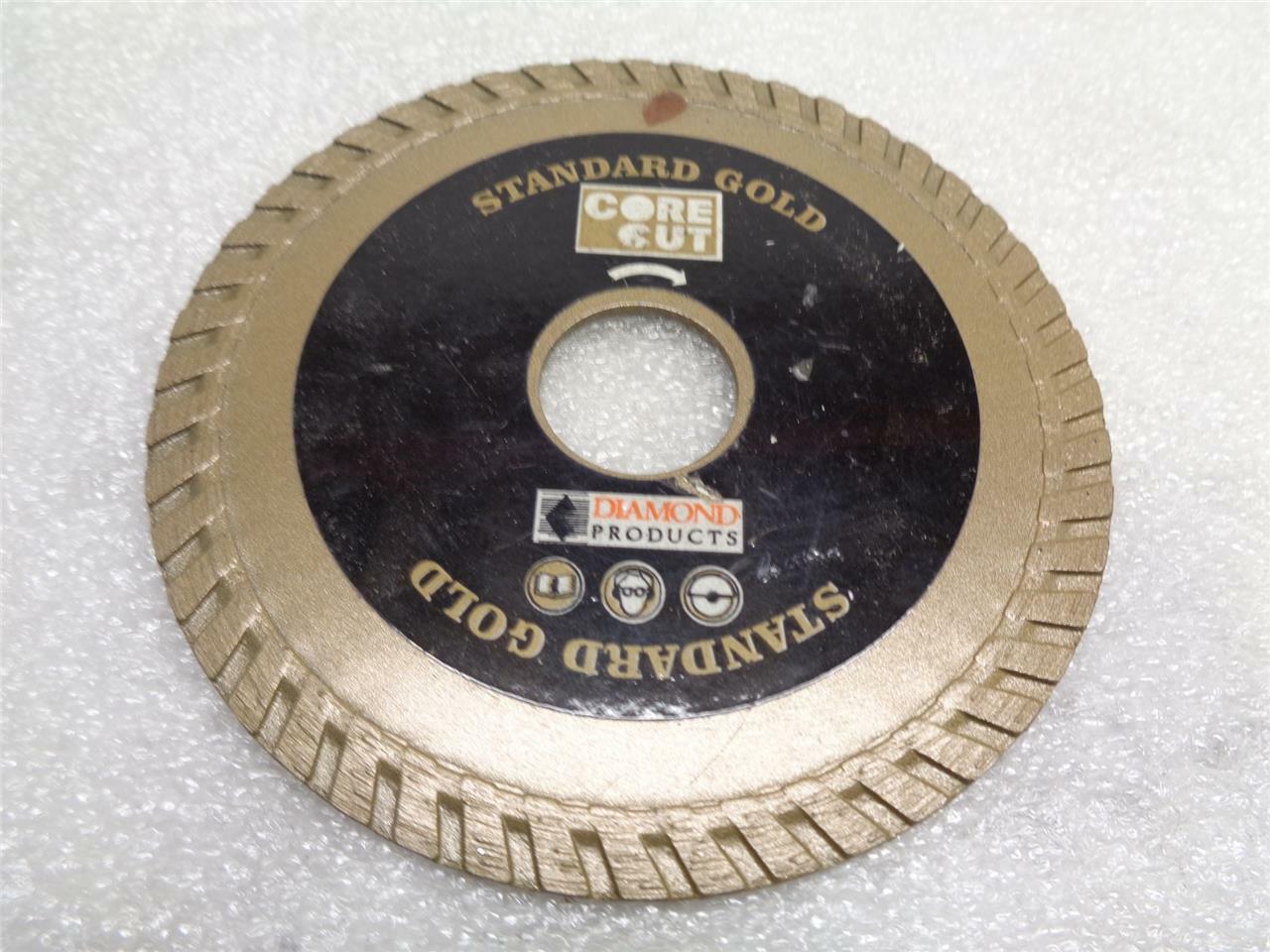 NEW CORE CUT STANDARD GOLD 4" x .080 GENERAL PURPOSE DIAMOND BLADE 12480 SP1T1