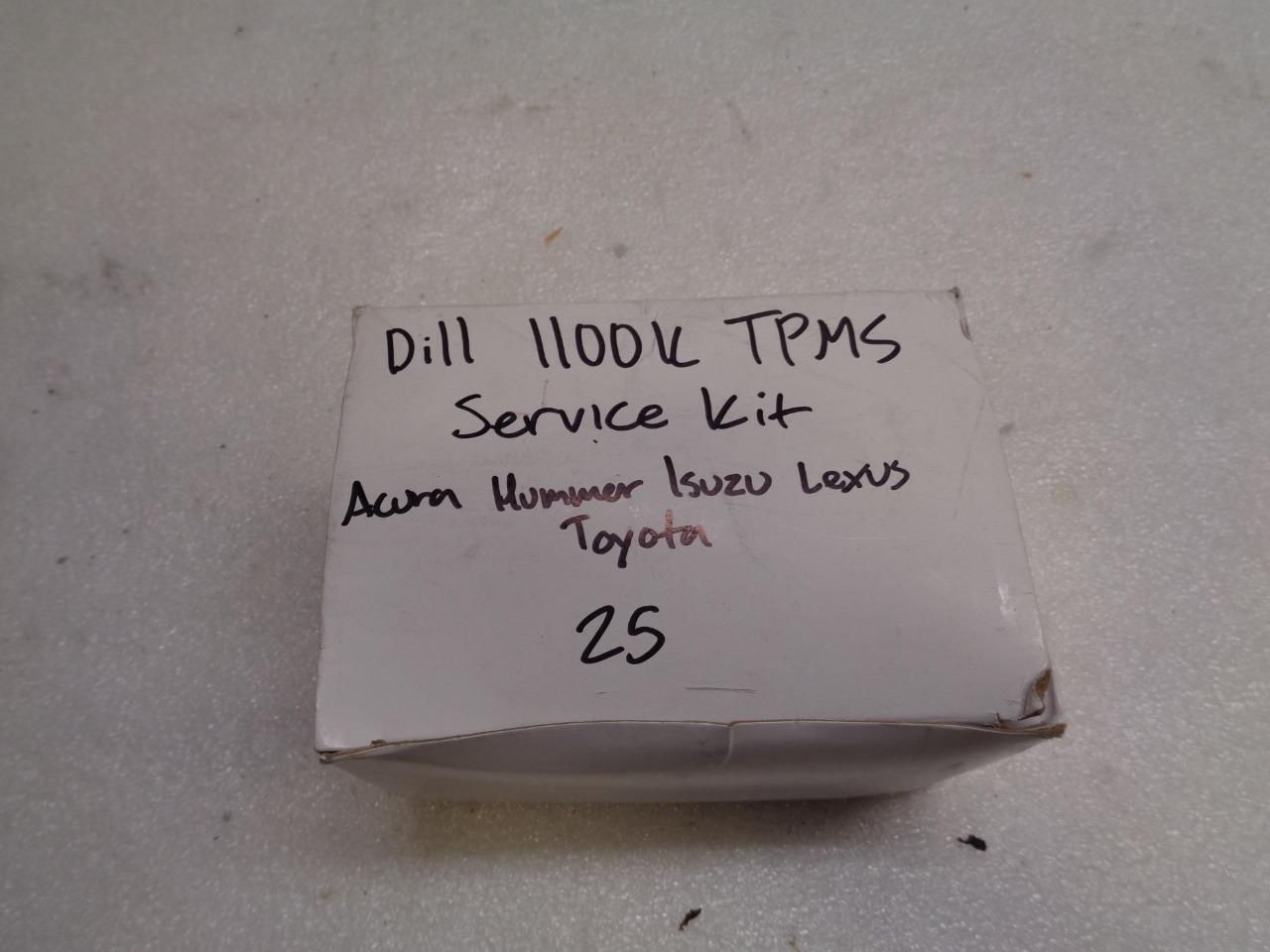 Dill 1100K TPMS Service Kit Box of 25 FOR HONDA LEXUS PONTIAC SCION TOYOTA R5TC