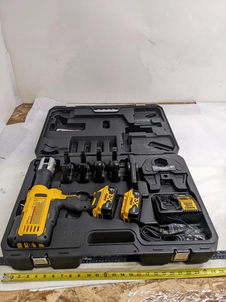 DEWALT DCE200M2K CORDLESS 20V PLUMBING PRESS TOOL KIT NEW #2 BSR35