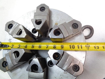 QU INDUSTRIAL 1126R ZERO-SET PRECISION .0005 LATHE 6-JAW 12" CHUCK NEW H1