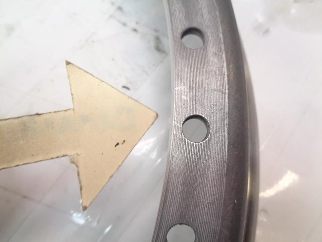 TRIANGLEHARDALLOYS REV LIP ROLLED FLANGE OUTER 18X1.5 40 BOLT RIM HALF NEW R14