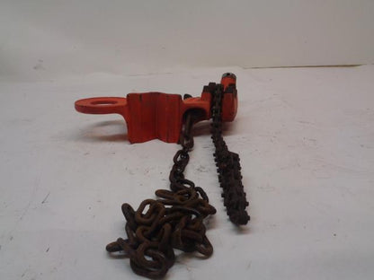 RIDGID MODEL 640 TOP SCREW POST CHAIN VISE 1/8"-5" 40170 USED H1