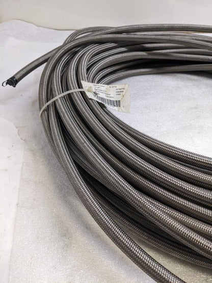 WEATHERHEAD S-10TW TEFLON SS HYDRAULIC HOSE 187' OAL 1/2" ID 5/8" OD NEW R5