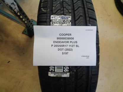 1 COOPER ENDEAVOR PLUS 265 65 17 112T SL 90000039956 TIRE CQ2