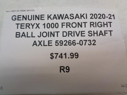 GENUINE KAWASAKI 2020-21 TERYX 1000 FRONT RIGHT BALL JOINT AXLE 59266-0732 R9